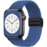 Nylon szíj Apple óra szíjhoz 44mm 40mm 45mm 49mm 41mm 44mm mágneses csat Fonott karkötő iWatch sorozat 9 se 7 3 8 Ultra