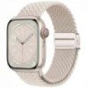 Nylon szíj Apple óra szíjhoz 44mm 40mm 45mm 49mm 41mm 44mm mágneses csat Fonott karkötő iWatch sorozat 9 se 7 3 8 Ultra