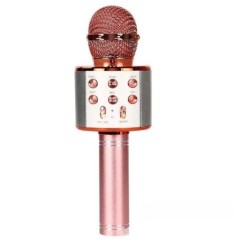 Karaoke mikrofon gyerekeknek, vezeték nélküli Bluetooth karaoke mikrofon énekléshez, hordozható kézi mikrofon hangszóró lejátszó