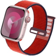 Nylon szíj Apple óra szíjhoz 40mm 44mm 49mm 45mm 41mm 38mm 42mm 44mm karkötő iwatch Series 9 8 se 7 6 5 4 3 ultra 2 szíj