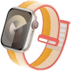 Nylon szíj Apple óra szíjhoz 40mm 44mm 49mm 45mm 41mm 38mm 42mm 44mm karkötő iwatch Series 9 8 se 7 6 5 4 3 ultra 2 szíj