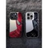 Luxus IMD Lens Circle Spider Man Cartoon Skin TPU telefontok iPhone 13 Pro Max 15 Pro 14 Plus 12 X XS Max XR 11 Pro telefonhoz