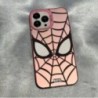 Luxus IMD Lens Circle Spider Man Cartoon Skin TPU telefontok iPhone 13 Pro Max 15 Pro 14 Plus 12 X XS Max XR 11 Pro telefonhoz