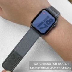 Nylon bőrszíj Apple Watch Band Ultra 49mm 44mm 45mm 42mm 41mm 42mm 38mm sportóraszíj Iwatch Sese 8 7 6 5 karkötőhöz