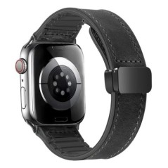 Szilikon+bőr szíj Apple óra szíjhoz 49mm 44mm 45mm 42mm 40mm Tartozékok Karkötő iWatch Ultra Series 9 8 7 SE 6 5 4