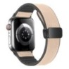 Szilikon+bőr szíj Apple óra szíjhoz 49mm 44mm 45mm 42mm 40mm Tartozékok Karkötő iWatch Ultra Series 9 8 7 SE 6 5 4