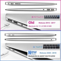 2023-as új Ultra Thin Hard Shell laptop tok Macbook Pro 14 tok Macbook Air 13 M1 M2 Chip Air 15.3 13.6 Cover Pro 13 tokhoz