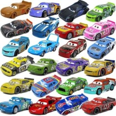 Disney Pixar autók 1 2 3 játék dugattyús kupa versenyző Villám McQueen Dinoco Jackson Storm ötvözet fém modellautó 1:55 Fiú gyer