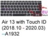 Billentyűzet borítás Macbook Airhez 13 M2 15 Pro 14 M3 13 M1 16 Retina 11 Szilikonvédő bőrtok A3113 A3114 A2681 A2941 A2992 