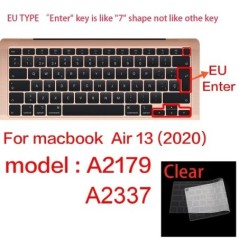 Billentyűzet borító Apple Macbook pro13/16/15 Air13 hüvelykes összes sorozat laptop szilikon tok átlátszó védő bőr A2941 A2442 A