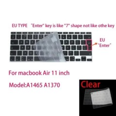 Billentyűzet borító Apple Macbook pro13/16/15 Air13 hüvelykes összes sorozat laptop szilikon tok átlátszó védő bőr A2941 A2442 A