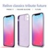 iPhone 111 12 13 14 15 Pro Max Mini Case hivatalos négyzet alakú folyékony szilikon tok iPhone X XS XR 7 8 Plus SE 2020 borítóho