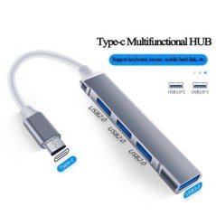 USB C HUB 3.0 3.1 C típusú HUB 4 portos multi Splitter Adapter OTG Lenovo Xiaomi Macbook Pro 13 15 Air Pro számítógép-tartozékok