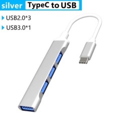 USB C HUB 3.0 Type C 3.1 3/4 Port Multi Splitter Adapter OTG USB Macbook Pro 13 15 Air M1 Pro HUAWEI nintendo PC-tartozékok