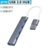 USB C HUB 3.0 Type C 3.1 3/4 Port Multi Splitter Adapter OTG USB Macbook Pro 13 15 Air M1 Pro HUAWEI nintendo PC-tartozékok