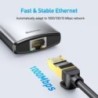 Baseus 10 Gbps USB C hub Type C HDMI-kompatibilis USB adapter Ethernet port dokkoló állomás MacBook Air M1 M2 USB Splitterhez