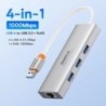 Baseus USB Type C – HDMI-kompatibilis HUB adapter 13 az 1-ben DP 4K 60Hz 120Hz RJ45 VGA konverter PD 100W USB 3.0 2.0 Macbook PC