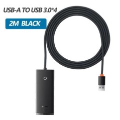 Baseus USB HUB Adapter 4 az 1-ben USB Type C – USB 3.0 HUB elosztó adapter MacBook Pro Air Huawei Mate 30 dokkolóállomás HUB-hoz