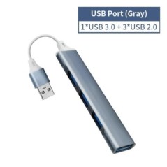 4 portos Multi Splitter Type C HUB 3.0 USB 3.1 Adapter OTG Xiaomi Lenovo Macbook 13 15 Air Pro PC számítógép-tartozékok