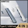 4 portos Multi Splitter Type C HUB 3.0 USB 3.1 Adapter OTG Xiaomi Lenovo Macbook 13 15 Air Pro PC számítógép-tartozékok