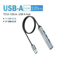 Lemorele USB Hub Type C Hub USB3.0 OTG 4 Port USB C/A HUB Multi Splitter Adapter Laptop Tartozékok Lenovo Macbook Prohoz