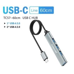 Lemorele USB Hub Type C Hub USB3.0 OTG 4 Port USB C/A HUB Multi Splitter Adapter Laptop Tartozékok Lenovo Macbook Prohoz