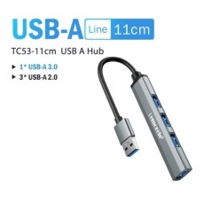 Lemorele USB Hub Type C Hub USB3.0 OTG 4 Port USB C/A HUB Multi Splitter Adapter Laptop Tartozékok Lenovo Macbook Prohoz