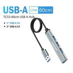 Lemorele USB Hub Type C Hub USB3.0 OTG 4 Port USB C/A HUB Multi Splitter Adapter Laptop Tartozékok Lenovo Macbook Prohoz