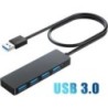 USB hub, USB elosztó laptophoz, többportos USB 3.0 hub portbővítő gyors adatátvitel 4 portos Windows PC Mac nyomtató mobil merev