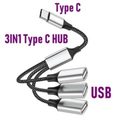 C típusú USB hub bővítmények 4 portos USB kábel osztó OTG nagy sebességű átviteli adapter hordozható konverter PC laptophoz Macb