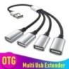 C típusú USB hub bővítmények 4 portos USB kábel osztó OTG nagy sebességű átviteli adapter hordozható konverter PC laptophoz Macb