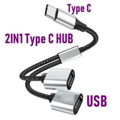 C típusú USB hub bővítmények 4 portos USB kábel osztó OTG nagy sebességű átviteli adapter hordozható konverter PC laptophoz Macb