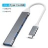 USB A Type C hub koncentrátor dokkolóállomás több adapter SD TF kártyaolvasó audio többelosztó dokkoló osztó MacBook Air PC-hez