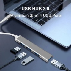 USB C HUB 3.0 Type C 4 Port Multi USB Splitter Adapter OTG HUAWEI Xiaomi Macbook Pro 13 15 Air Pro PC számítógép-tartozékok