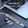 USB C HUB 3.0 Type C 4 Port Multi USB Splitter Adapter OTG HUAWEI Xiaomi Macbook Pro 13 15 Air Pro PC számítógép-tartozékok