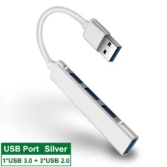 USB C HUB 3.0 Type C 4 Port Multi USB Splitter Adapter OTG HUAWEI Xiaomi Macbook Pro 13 15 Air Pro PC számítógép-tartozékok