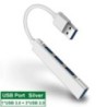 USB C HUB 3.0 Type C 4 Port Multi USB Splitter Adapter OTG HUAWEI Xiaomi Macbook Pro 13 15 Air Pro PC számítógép-tartozékok