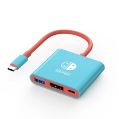 USB C játék dokkoló állomás 3 az 1-ben hub PD töltéssel USB és DP port Támogatja a TV dokkoló módot telefonkapcsoló Steam Deckhe