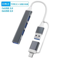 8 portos USB 3.0 HUB USB C HUB Dock Station OTG Adapter 5Gpbs nagy sebességű USB 3.0 2.0 Splitter 3.5 Audio Macbook Pro Airhez