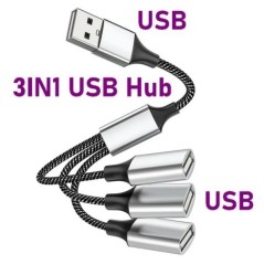 Multi USB Hub Extensions 4 Port Type C Hub USB Splitter Gyors adatátvitel OTG Adapter Számítógéphez Xiaomi Macbook Pro Air