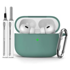 AirPods Pro tokvédő tisztítókészlettel, puha szilikon védőtok az Apple AirPod Pro 2./1. generációs tokjához férfiaknak