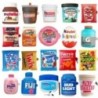 Pro 2 Case 3D Snacks Sugar Drinks Kreatív fülhallgató tok AirPods Pro 1 2 3 Cartoon szilikon tok AirPodshoz 3 2 1 Pro Case