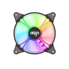 Aigo AR12 120mm pc számítógép ház Ventilátor RGB hűtőborda aura sync sata port 12cm Cooler argb Csendes vezérlő ventilátor hűtő 