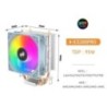 Aigo CPU Cooler 2 4 Heat Pipes PC Radiator Cooling 3PIN PWM Silent Rgb Fan Intel 1700 1150 1155 1156 1366 AM2/AM3/AM4 AMD