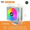 Aigo CPU Cooler 2 4 Heat Pipes PC Radiator Cooling 3PIN PWM Silent Rgb Fan Intel 1700 1150 1155 1156 1366 AM2/AM3/AM4 AMD