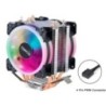 Cpu Cooler X99 4 tűs 90 mm-es radiátor IWONGOU 4 hőcső számítógép 4 tűs hűtő CPU ventilátor RGB Intel Lga 2011/1366/1700/AMD/am4