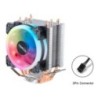 Cpu Cooler X99 4 tűs 90 mm-es radiátor IWONGOU 4 hőcső számítógép 4 tűs hűtő CPU ventilátor RGB Intel Lga 2011/1366/1700/AMD/am4