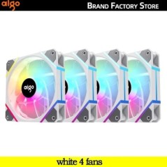 Aigo AM12PRO Rgb ventilátor Ventoinha PC 120mm számítógépház ventilátorkészlet vízhűtő 4 tűs PWM CPU hűtőventilátor 3pin5v argb 