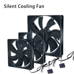 80 mm-es 90 mm-es 120 mm-es csendes számítógépventilátor Csendes PC-ventilátorok számítógépes PC-házhoz GPU CPU hűtő radiátor hű