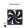 80 mm-es 90 mm-es 120 mm-es csendes számítógépventilátor Csendes PC-ventilátorok számítógépes PC-házhoz GPU CPU hűtő radiátor hű